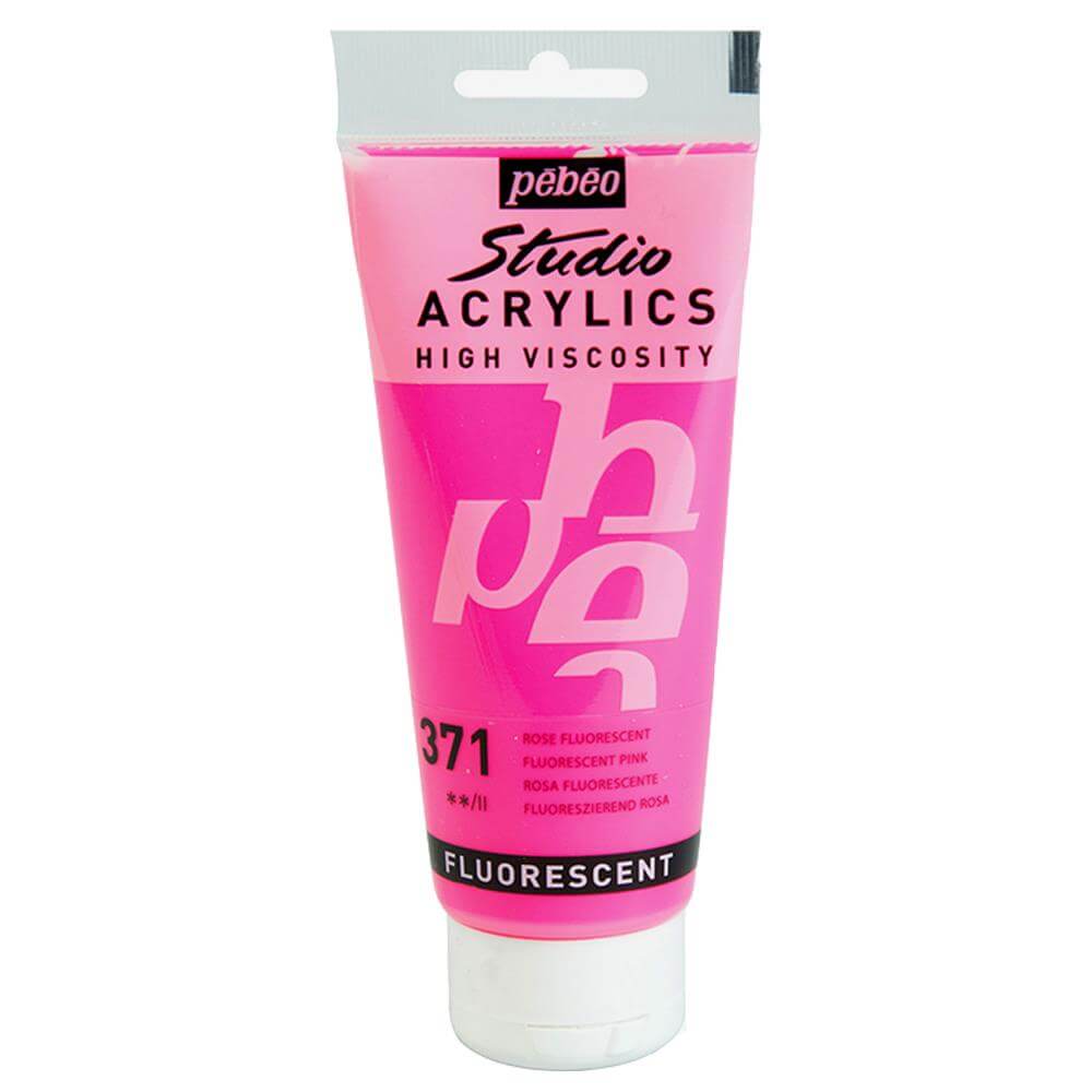 Pebeo Fluorescent Studio Acrylic Paint 100ml